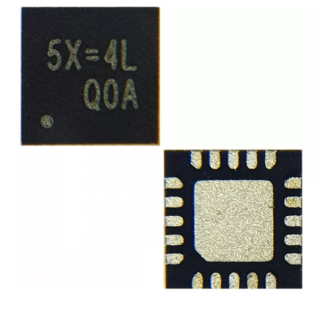 SMD RT6575DGQW, RT6575D, 5X=1E, 5X=7E, 5X=XX, 5X=.., QFN-20
