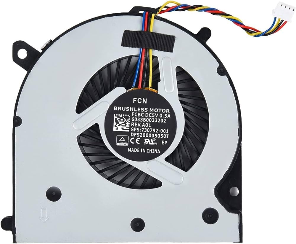 Cooler Laptop, HP, EliteBook 740 G1, 745 G1, 750 G1, 755 G1, 840 G1, 845 G1, 850 G1, 730792-001, 6033B0033202, DFS200005050T, KSB0805HB-CM23, 5V, 0.5A