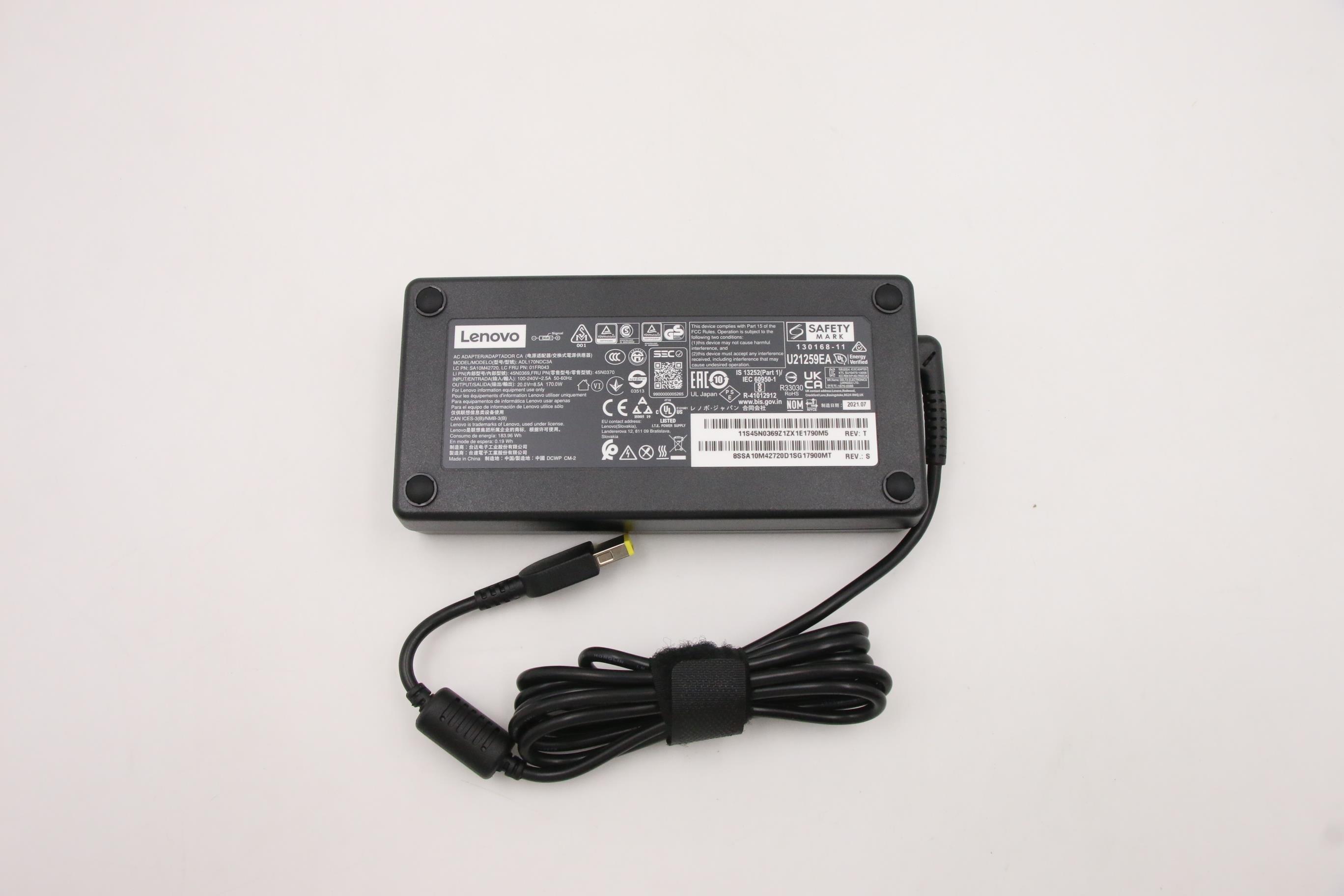 Incarcator Laptop, Lenovo, 0C52613, 36200316, 45N0369, 36200321, 45N0370, 45N0372, 20V, 8.5A, 170W