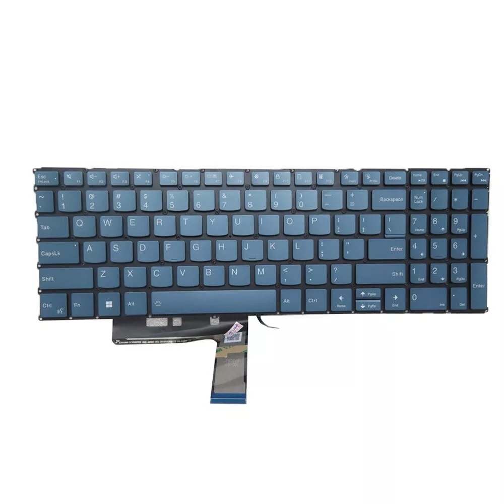 Tastatura Laptop, Lenovo, Yoga Pro 9 16IMH9 Type 83DN, iluminata, Tidal Teal, layout US