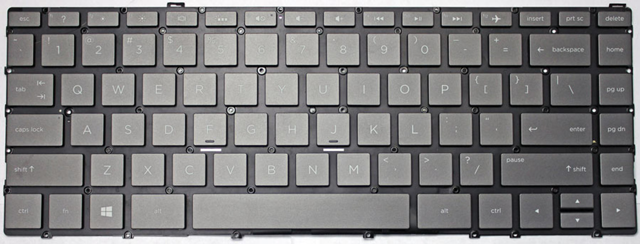 Tastatura Laptop, HP, Spectre X360 13-W, 13T-W, iluminata, gri inchis, layout US