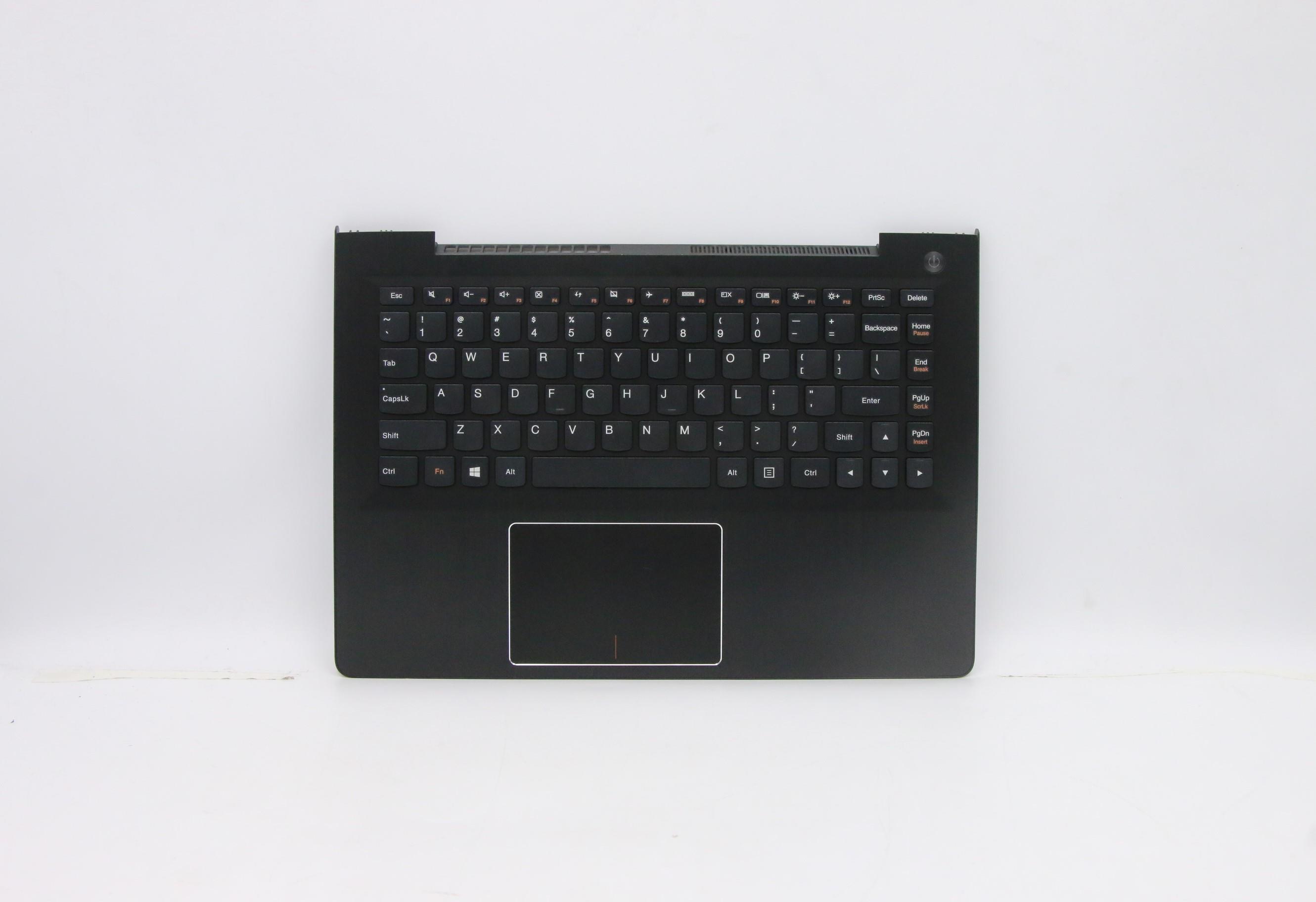 Carcasa superioara cu tastatura palmrest Laptop, Lenovo, IdeaPad 500S-13ISK Type 80Q2, 5CB0J30957, AM1BL000100, neagra, layout US