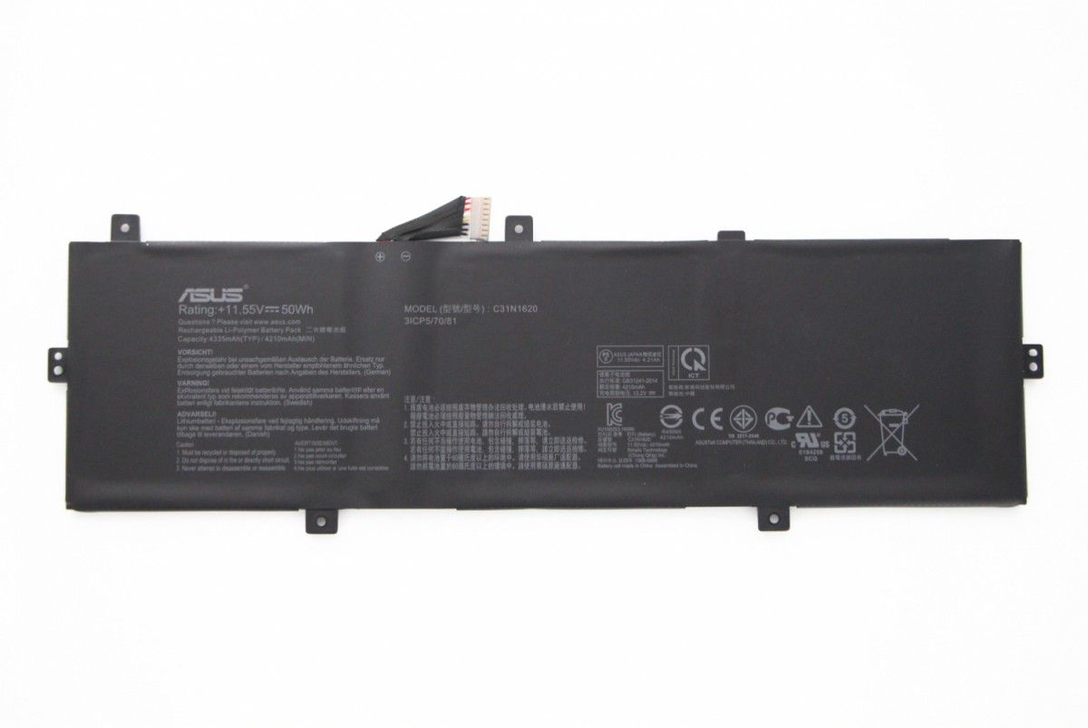 Baterie Laptop, Asus, ZenBook 14 UX430U, UX430UA, UX430UAR, UX430UN, UX430UQ, 3ICP5/70/81, C31N1620, 0B200-02370000, 0B200-02370100, 0B200-02370200, 11.55V, 4210mAh, 50Wh