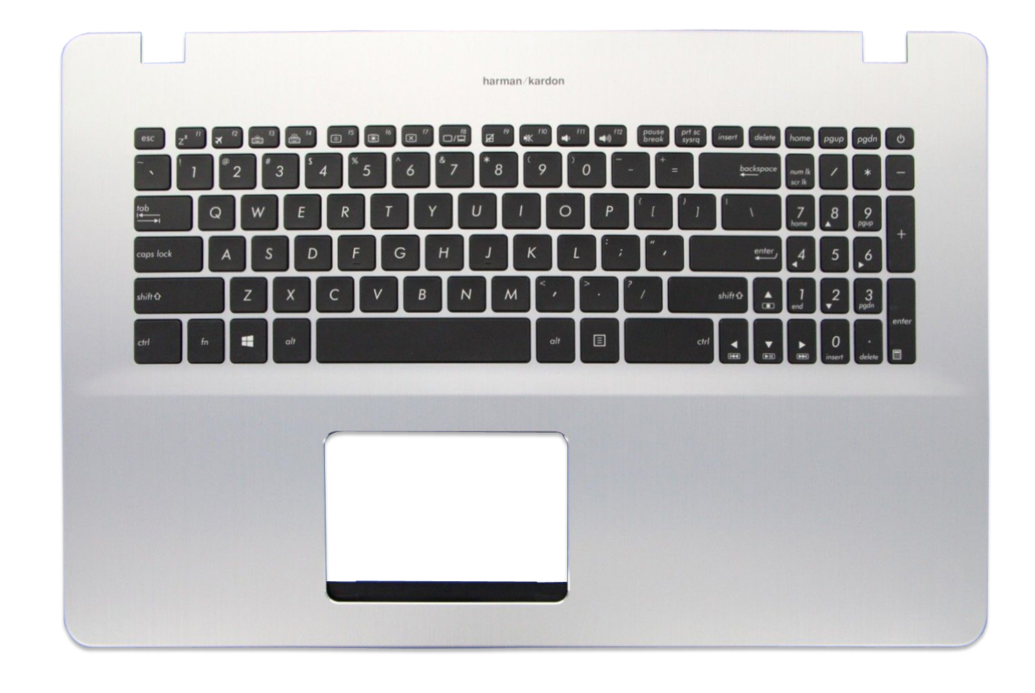 Carcasa superioara cu tastatura palmrest Laptop, Asus, VivoBook 17 90NB0JN1-R31US0, 90NB0GA1-R33US0, 90NB0GA1-R33BG0, 90NB0GA1-R31US0, 90NB0GA1-R32US0, 90NB0GV1-R32UI0, layout US