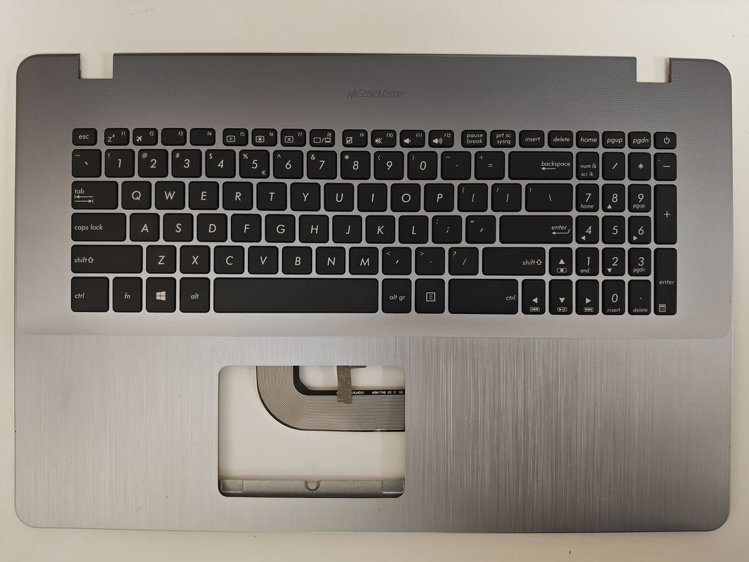 Carcasa superioara cu tastatura palmrest Laptop, Asus, VivoBook 17 R702B, R702BA, R702M, R702MA, R702MB, R702N, R702NA, R702NC, X705UA-1B, 90NB0EV2-R35UI0, 13N1-2FA0211, layout US, SH