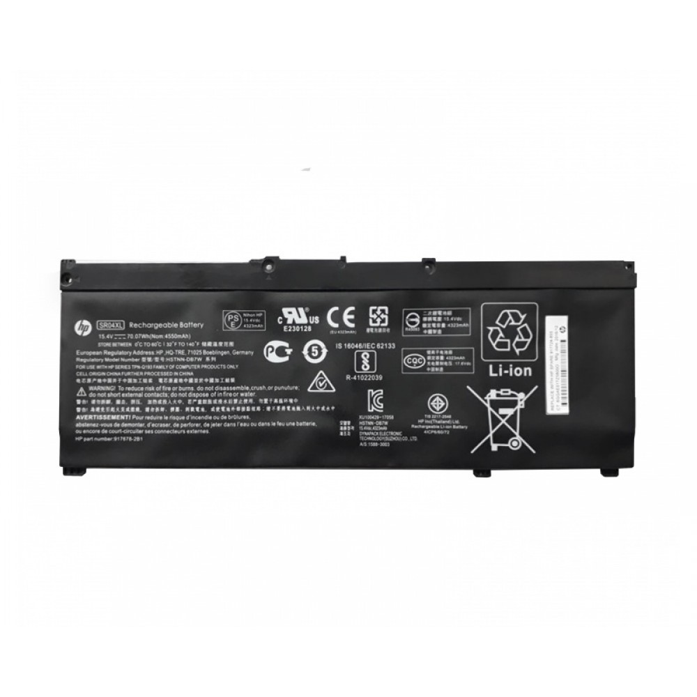 Baterie Laptop, HP, 917724-855, 917724-856, 917678-1B1, 917678-171, 917678-2B1, SR04XL, 15.4V, 4550mAh, 70.07Wh