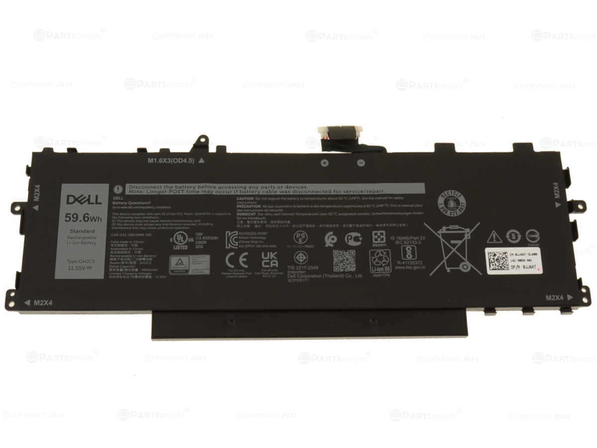 Baterie Laptop, Dell, Latitude 9420, 9430, 0GHJC5, GHJC5, JJ4XT, VTH85, 11.55V, 4900mAh, 59.6Wh