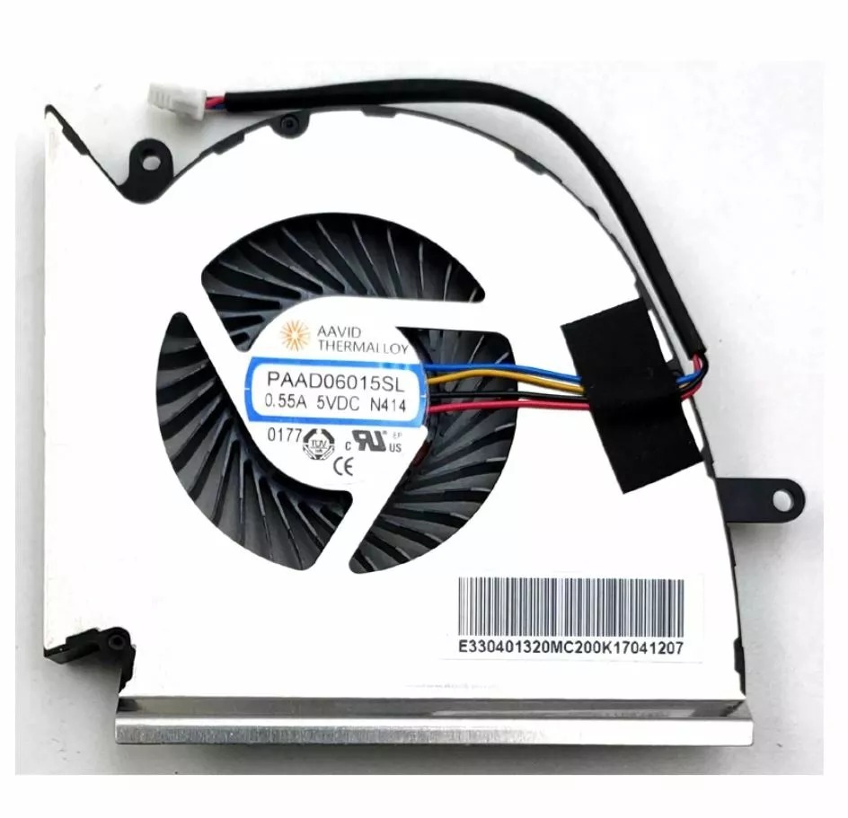 Cooler placa video Laptop Gaming, MSI, GE75 8SE, 8RE, 8RF, 9SE, 9SF, 10SE, 10SF, PAAD06015SL-N414, pentru GTX 1650, 5V, 0.55A, GPU