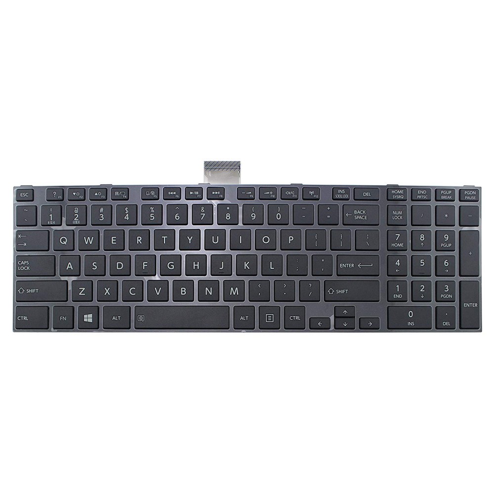Tastatura Laptop, Toshiba, Satellite S50-A, S50D-A, S50T-A, S50DT-A, S55-A, S55D-A, S55T-A, S55DT-A, neagra, layout US
