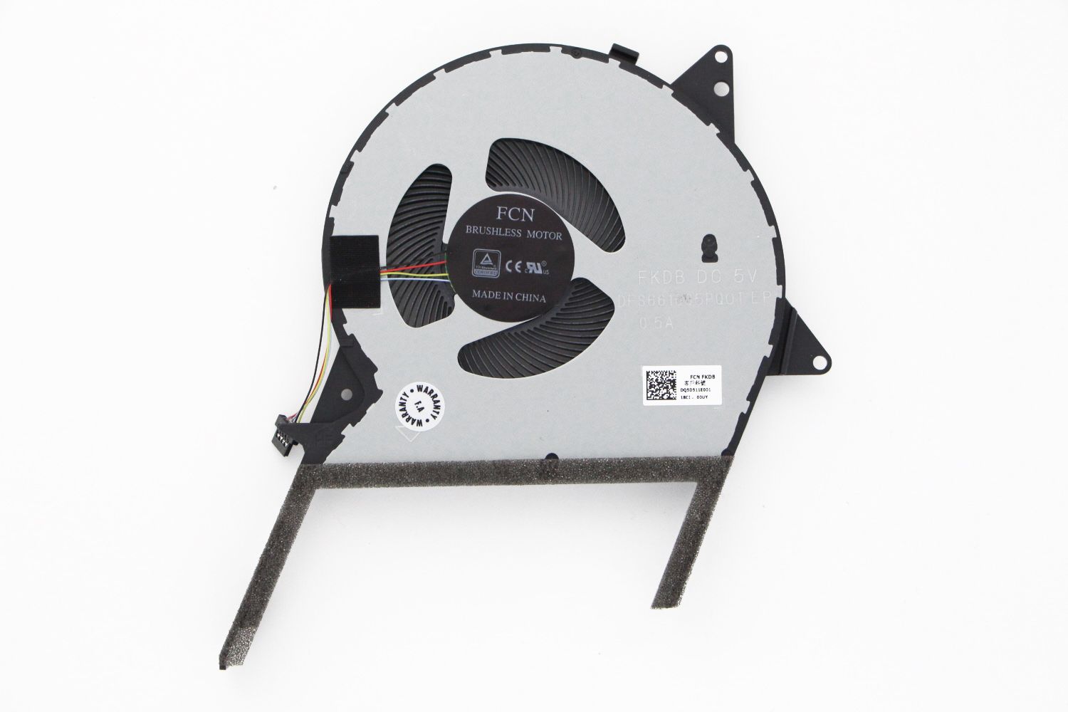 Cooler Laptop Gaming, Asus, FX570U, FX570UD, FX570D, FX570DD, FX570Z, FX570ZD, DFS661605PQ0T-FKDB, DQ5D511E001, 13NB0HS0P01011, 5V, 0.5A