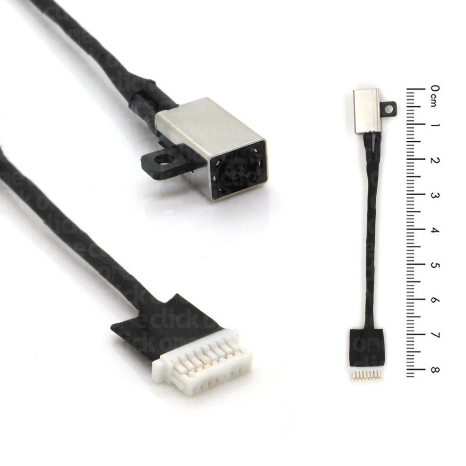 Mufa alimentare Laptop 2-in-1, Dell, Inspiron 15 7500, 7506, 0VGYC4, VGYC4, 450.0K305.001, Hellcat15, 8cm