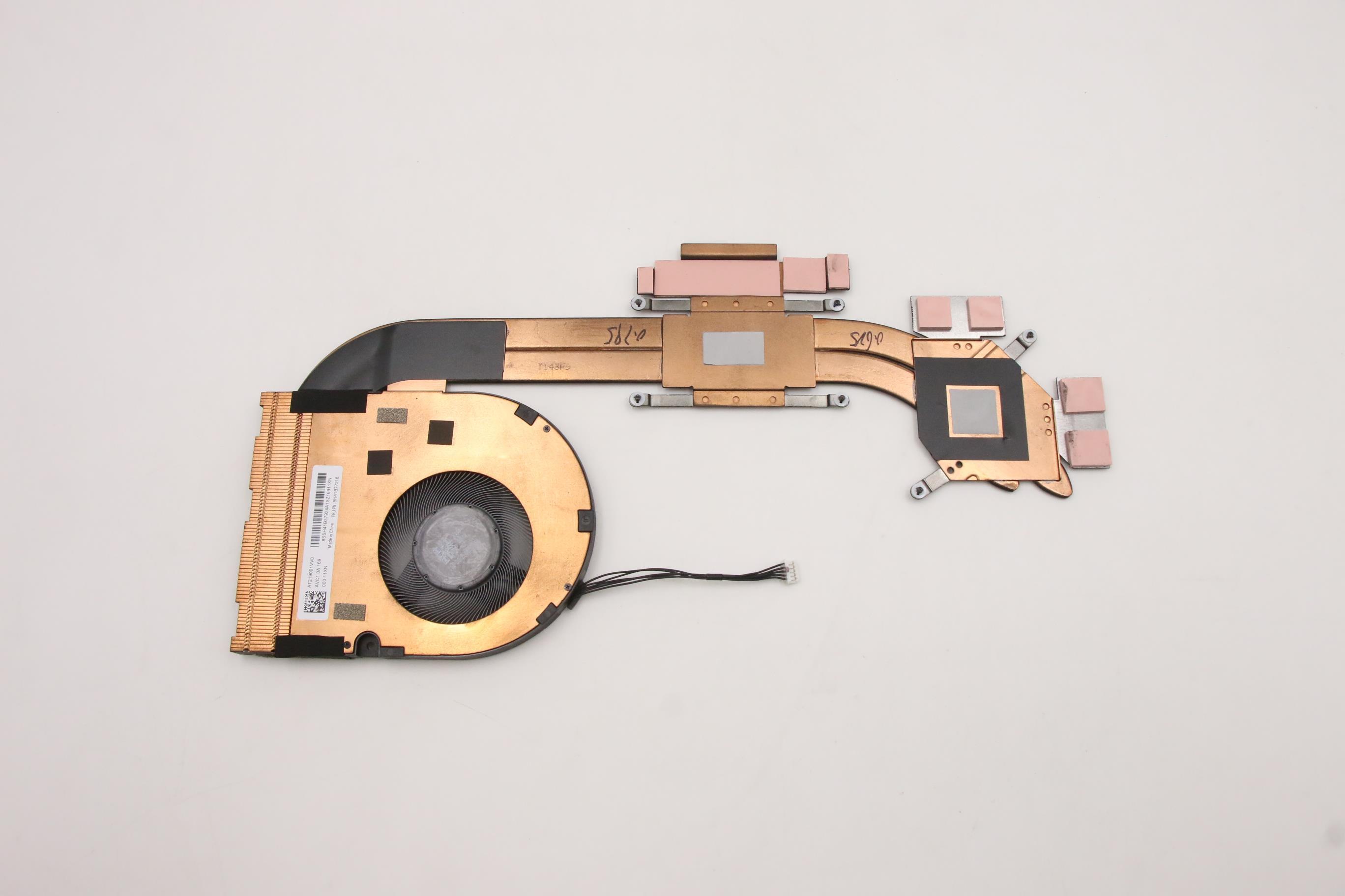 Cooler cu radiator Laptop, Lenovo, Thinkpad P15v Gen 3 Type 21D8, 21D9, 5H41B77308, 5H41B77309, 5H41B77313, BAPA0908R2HY001, 12V, 0.50A