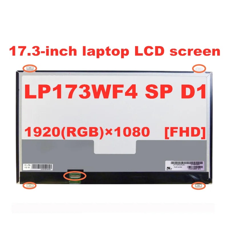 Display Laptop, Asus, G771J, G771JK, G771JM, G771JW, G771JX, 18010-17330200, LP173WF4(SP)(D1), LP173WF4-SPD1, 17.3 inch, FHD, IPS, 30 pini