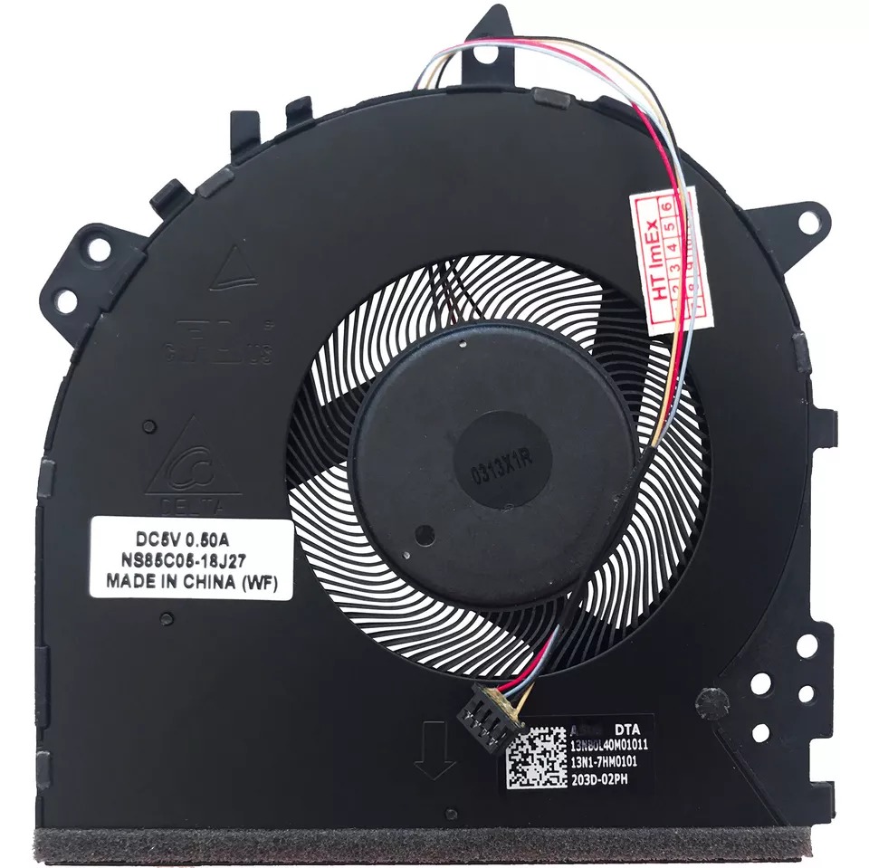 Cooler Laptop, Asus, VivoBook 17 K712F, K712FA, K712FB, K712J, K712JA, 13NB0L40M01011, 13NB0L40M01111, 13N1-7HM0101, 13N1-6TA0U11, NS85C05-18J27, 5V, 0.5A