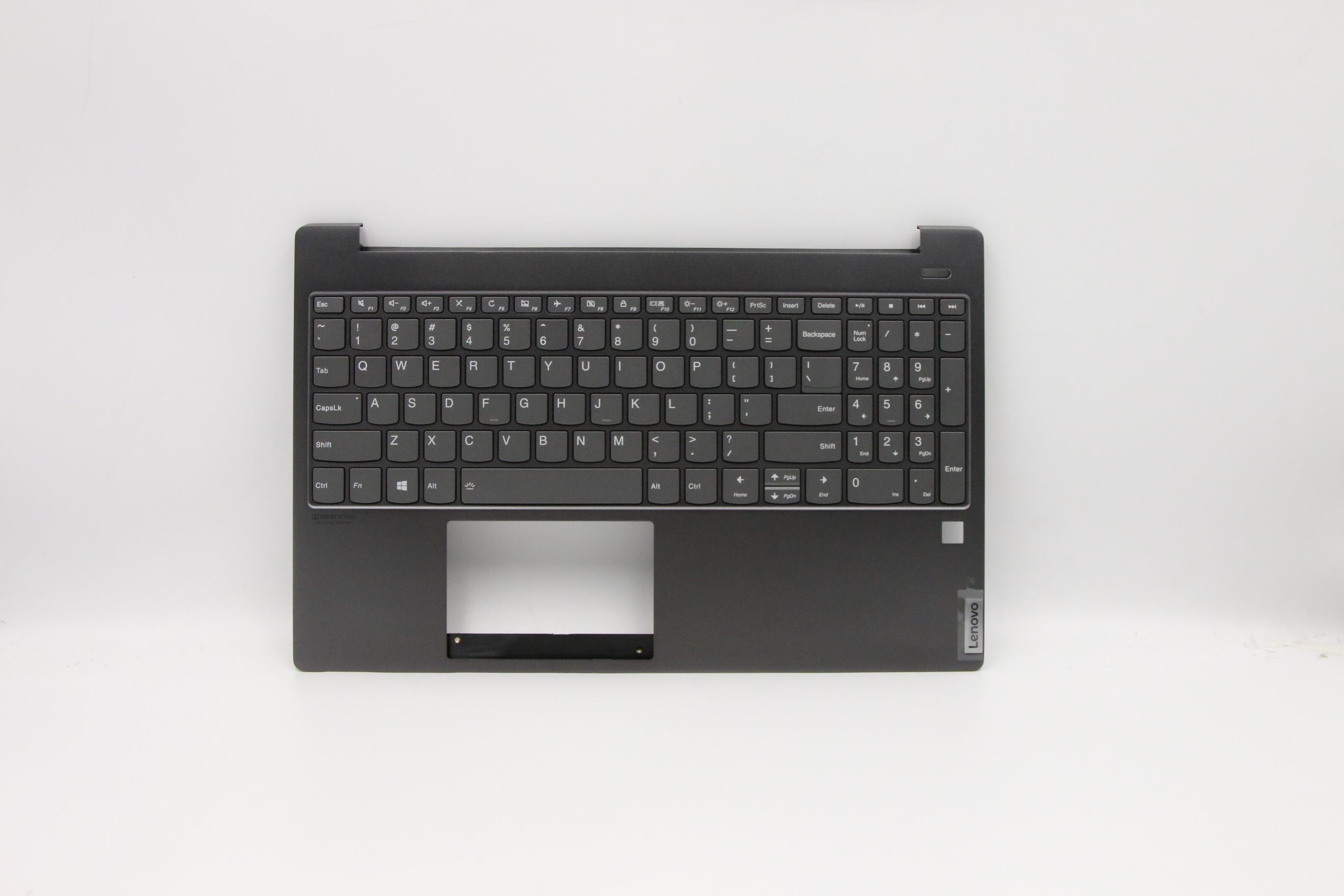 Carcasa superioara cu tastatura palmrest Laptop, Lenovo, Yoga IdeaPad S740-15IRH Type 81NY, 81NW, 5CB0W43541, AM2GL000300, AM2GL000B00, Iron Grey, iluminata, layout US