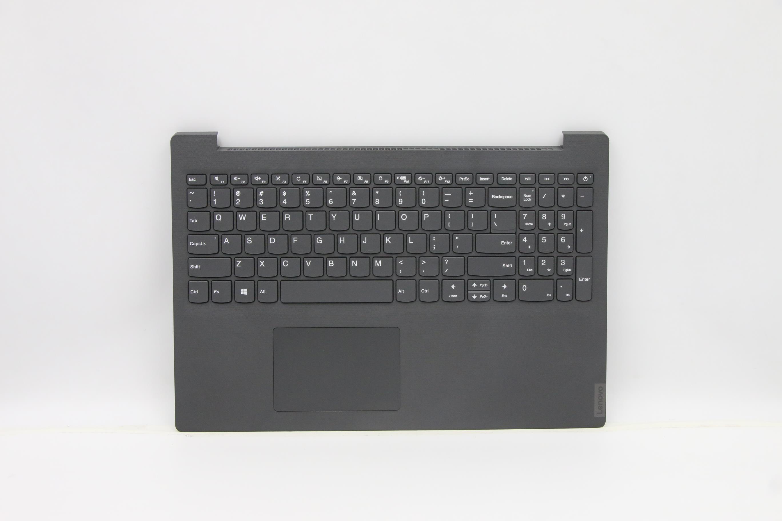 Carcasa superioara cu tastatura palmrest Laptop, Lenovo, V15-IWL Type 81YE, 5CB1D01938, FS540, AP1RU000200, AM1A1000200, Iron Grey, layout US