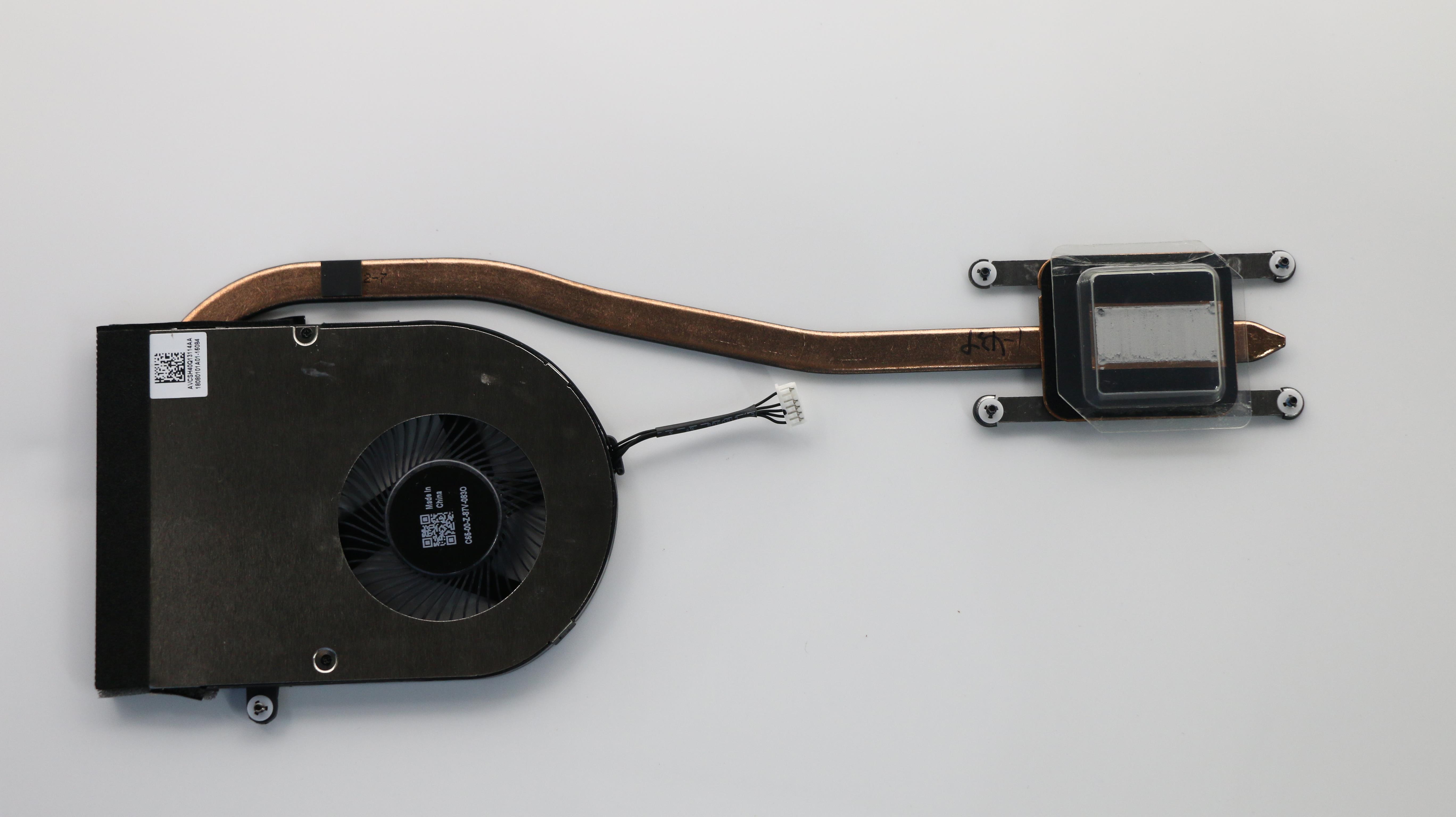 Cooler cu radiator Laptop, Lenovo, ThinkPad P52s Type 20LB, 20LC, 01ER493, 01ER494, 01YR453, 01YR454, BAZA0706R5H-Y003, ND75C17-17E38, 023.100AP.0002, 023.100AP.0012, UMA, 5V, 0.50A