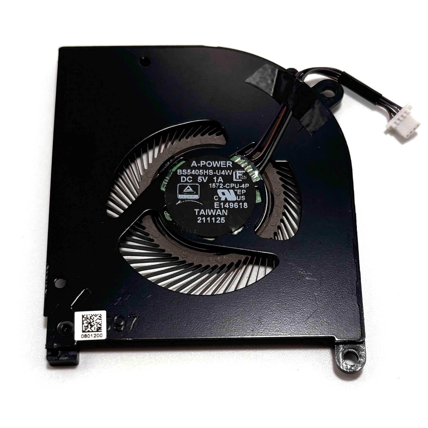 Cooler procesor Laptop Gaming, MSI, Creator Z16 A11UET, MS-1571, MS-1572, BS5405HS-U4W, 1572-CPU-4P, CPU