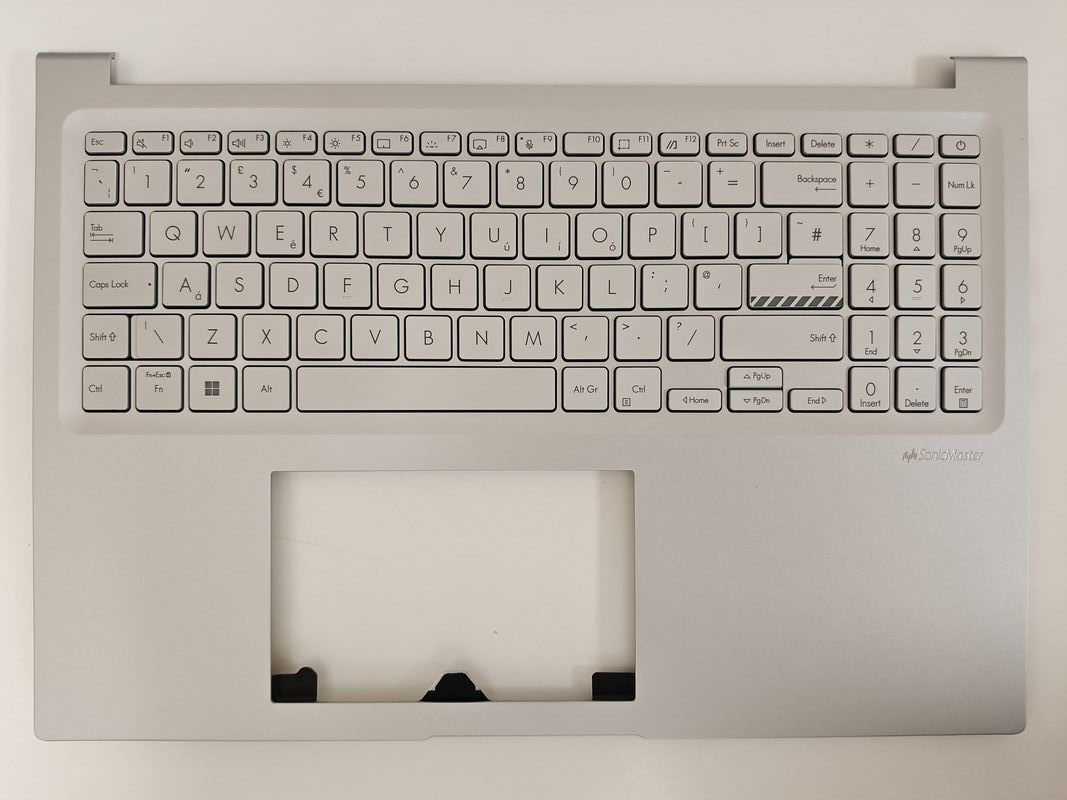 Carcasa superioara cu tastatura palmrest Laptop, Asus, VivoBook 16X K3605Z, K3605ZC, K3605ZF, K3605ZU, K3605ZV, 90NB11D2-R30UK1, 90NB11D2-R30UK2, 90NB11D2-R30UK2, K3605VC-2S, EAZJ200502A, iluminata, layout UK