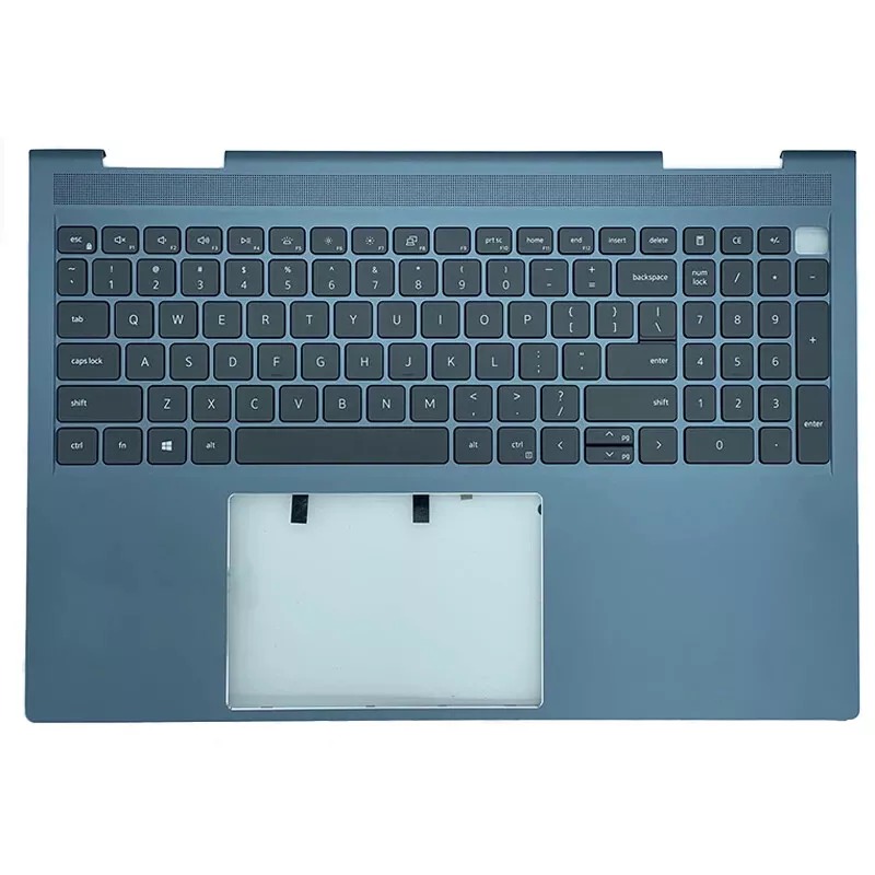 Carcasa superioara cu tastatura palmrest Laptop, Dell, Inspiron 16 7610, YRKJM, 0YRKJM, 0MH1FG, MH1FG, 460.0N306.0001, pentru placa video RTX 3050, iluminata, layout US