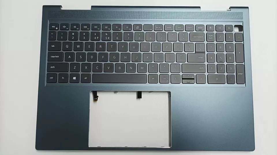 Carcasa superioara cu tastatura palmrest Laptop, Dell, Inspiron 16 7610, YRKJM, 0YRKJM, 460.0N306.0001, 460.0N306.0014, pentru placa video RTX 3060, iluminata, layout US