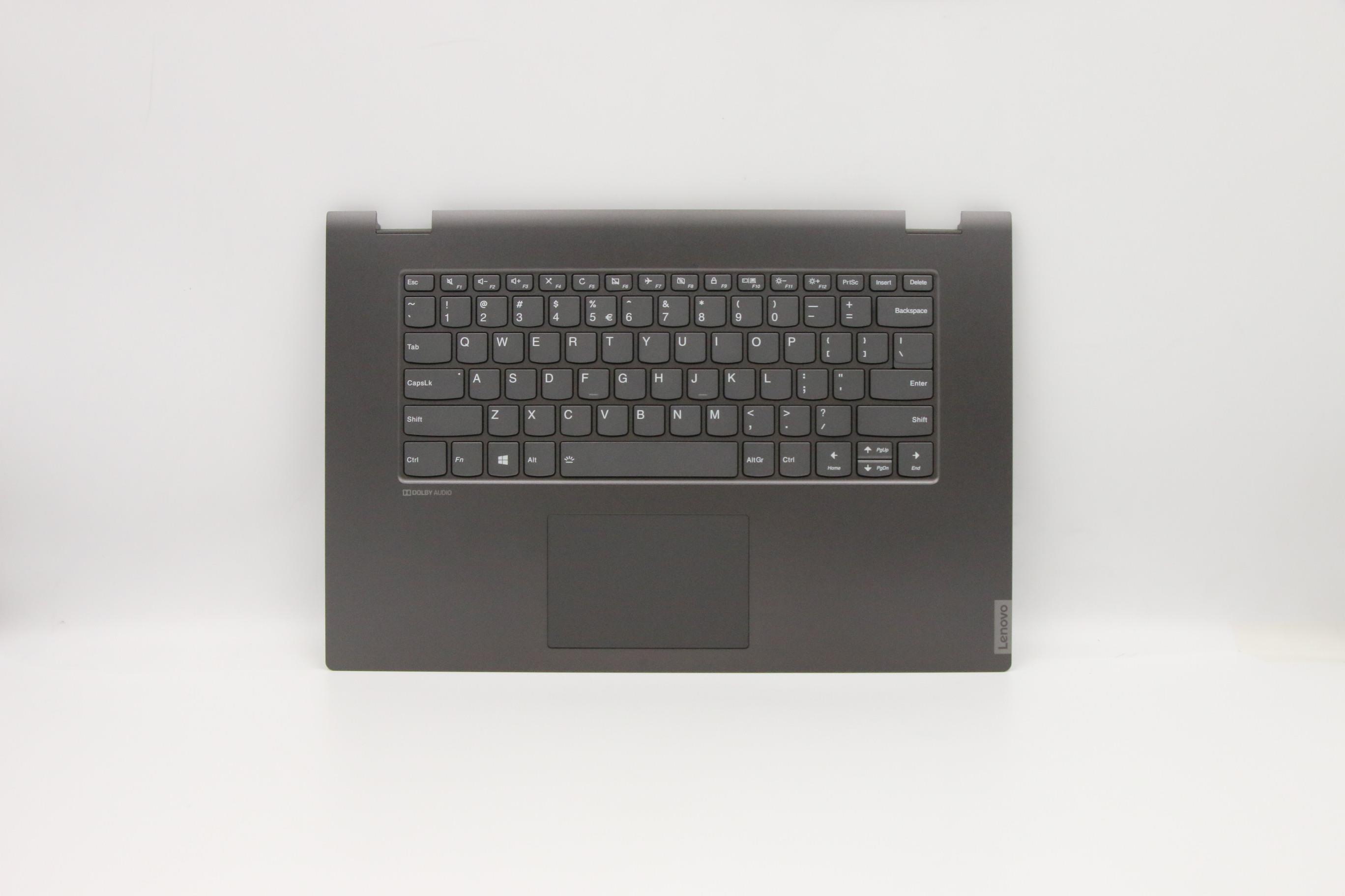 Carcasa superioara palmrest cu tastatura Laptop, Lenovo, FLEX-15IWL Type 81SR, 5CB0S17610, AM2G9000100, iluminata, layout US