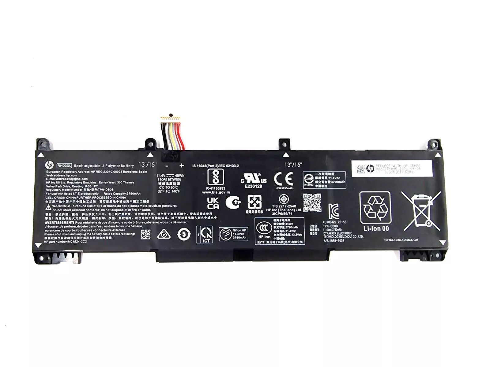 Baterie Laptop, HP, EliteBook 640 G10, 645 G10, M73472-005, M02027-002, RH03XL, 3ICP6/60/75, TPN-IB0A, TPN-DB0L, 11.58V, 4249mAh, 51.3Wh