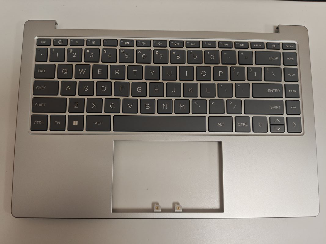 Carcasa superioara cu tastatura palmrest Laptop, HP, 240 G10, 245 G10, N35869-001, argintie, layout US