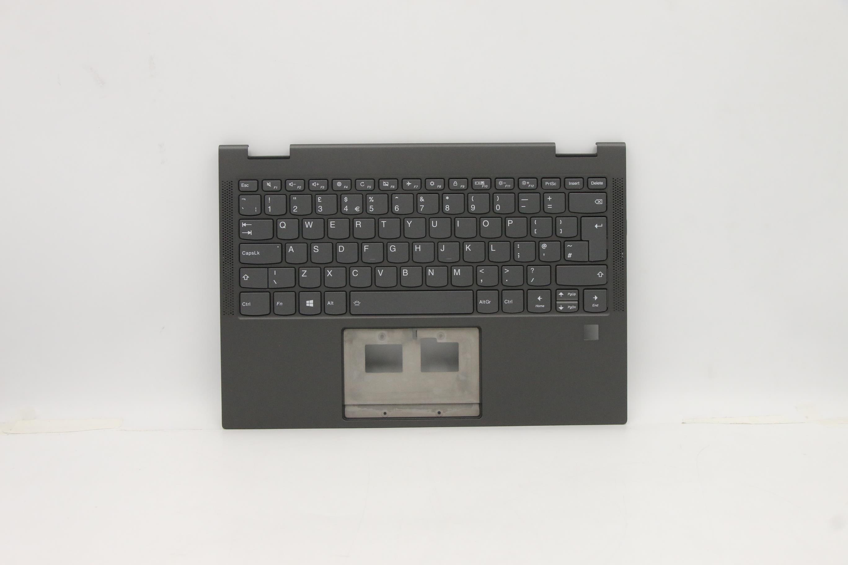 Carcasa superioara cu tastatura palmrest Laptop, Lenogo, Yoga C630-13Q50 Type 81JL, 5CB0S15931, AM2CU000H000A, iluminata, cu slot fingerprint, layout UK