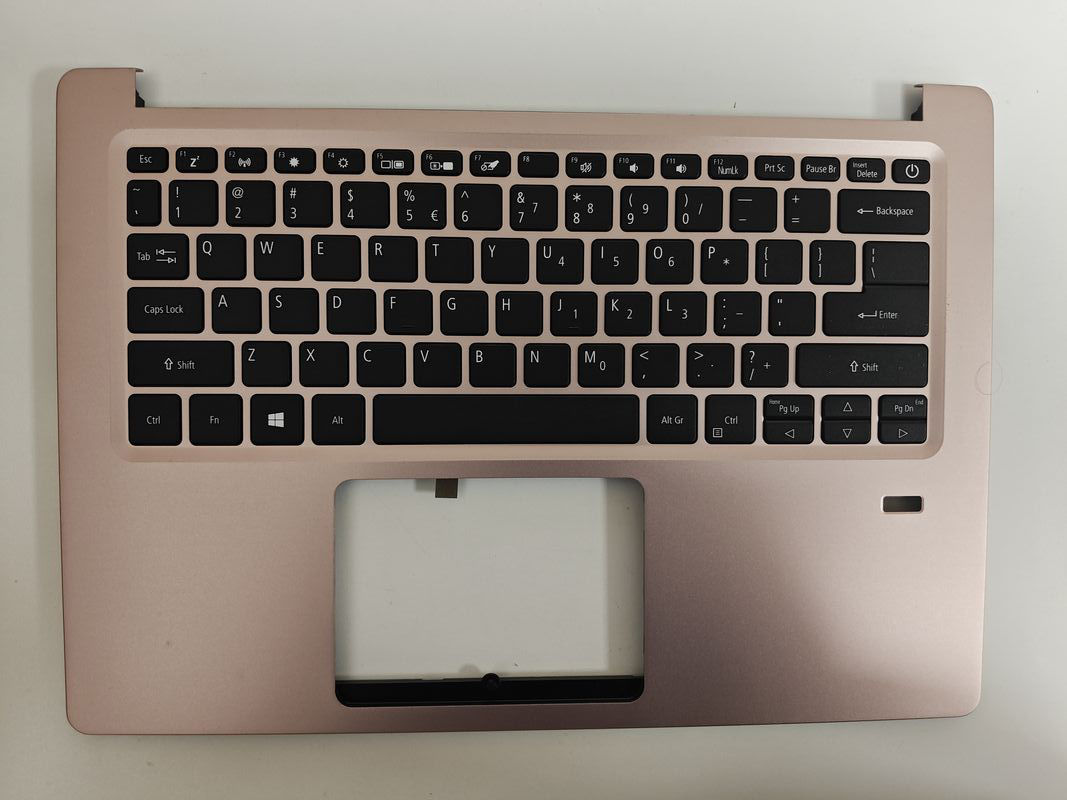 Carcasa superioara cu tastatura palmrest Laptop, Acer, Aspire 1 SF114-32, N17W6, 6B.GZPN1.009, roz, layout US