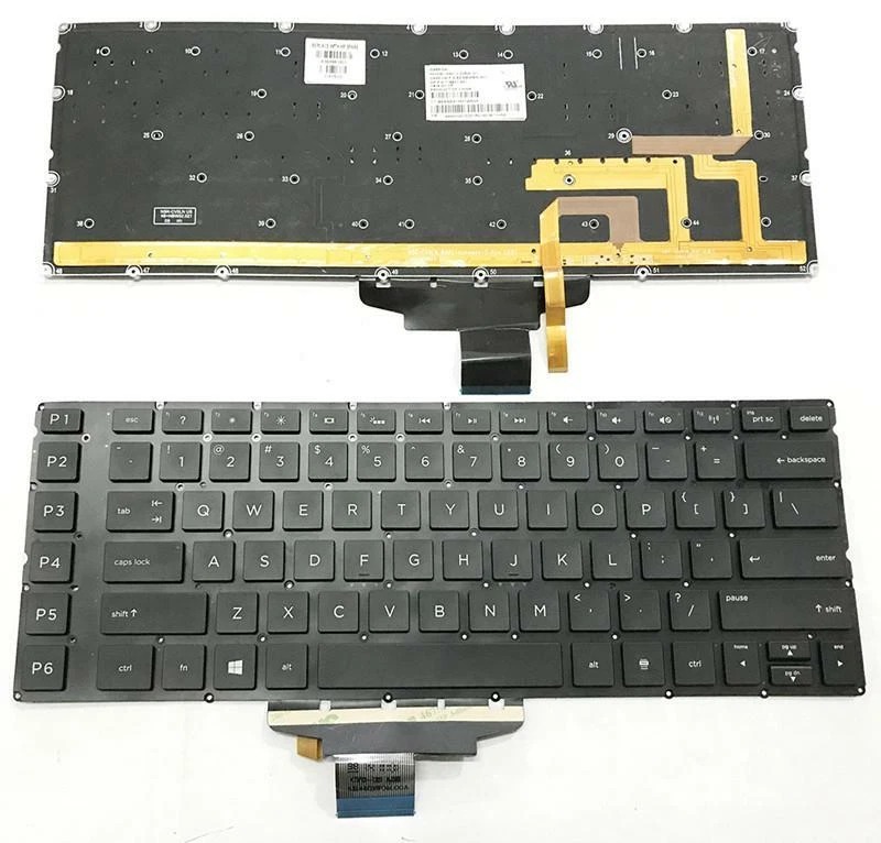 Tastatura Laptop, HP, Omen 15-5000, 15-5100, 15-5200, 15-5500, 15T-1000, 15T-1100, 15T-5200, 15T-5500, TPN-W111, 788598-001, 788603-001, iluminata, RGB, layout US
