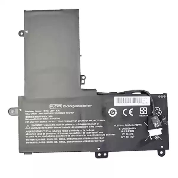Baterie compatibila Laptop, HP, Pavilion X360 11-U, TPN-W117, TPN-C128, HSTNN-UB6V, 843536-541, 844201-850, 844201-855, NU03XL, 11.55V, 3400mAh, 39Wh