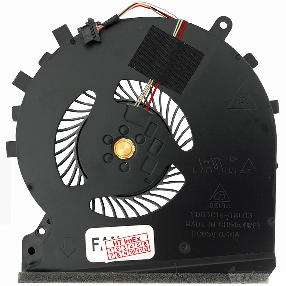 Cooler placa video Laptop Gaming, HP, Pavilion 15-DK, TPN-C141, L57170-001, L56900-001, ND85C16-18L03, 5V, 0.50A, GPU