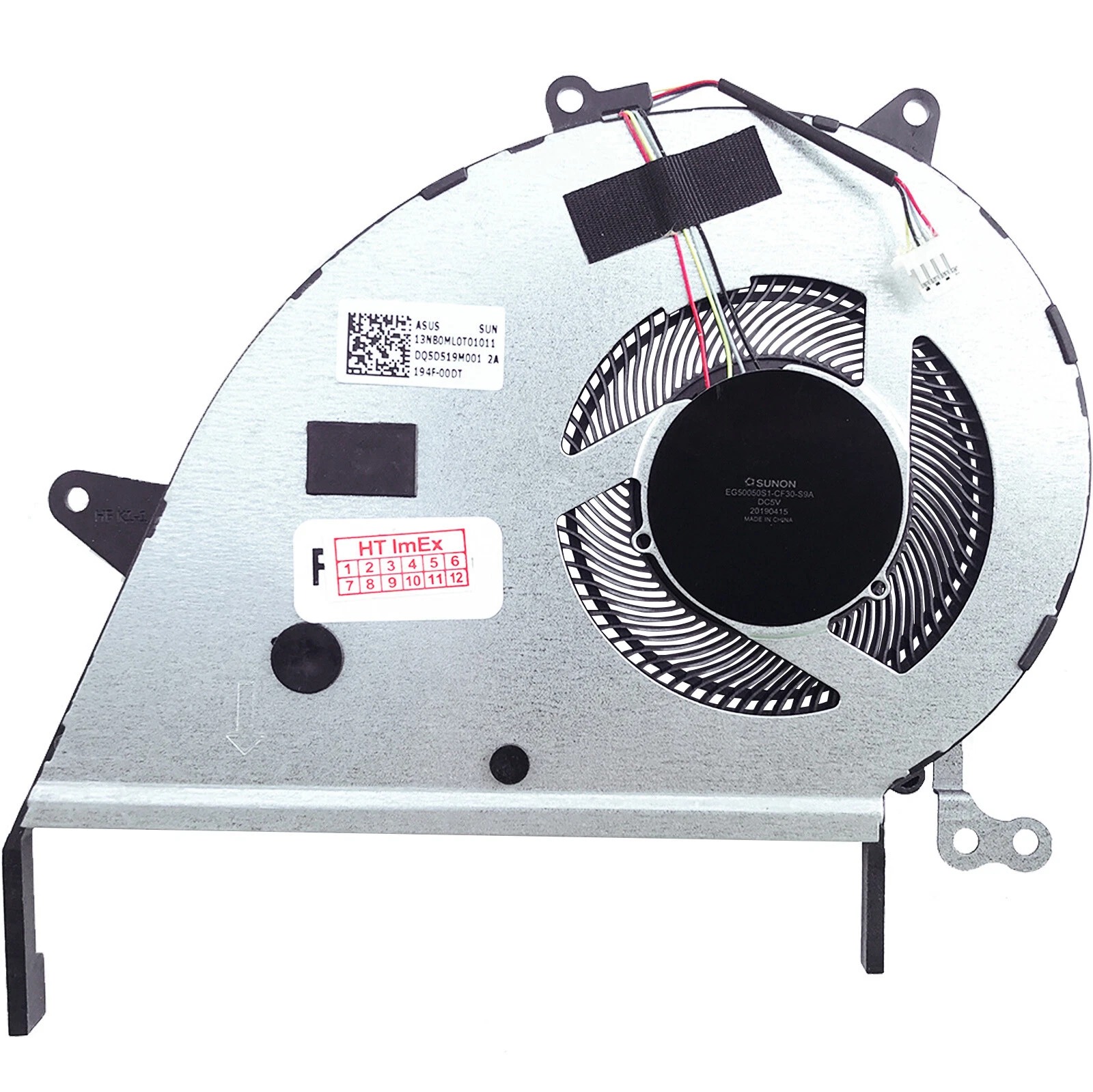 Cooler Laptop, Asus, VivoBook 14 X432F, X432FA, X432FL, 13NB0M60AM0101, 13NB0ML0T01011, 13NB0ML0T01111, EG50050S1-CF31-S9A, 5V, 2.25W