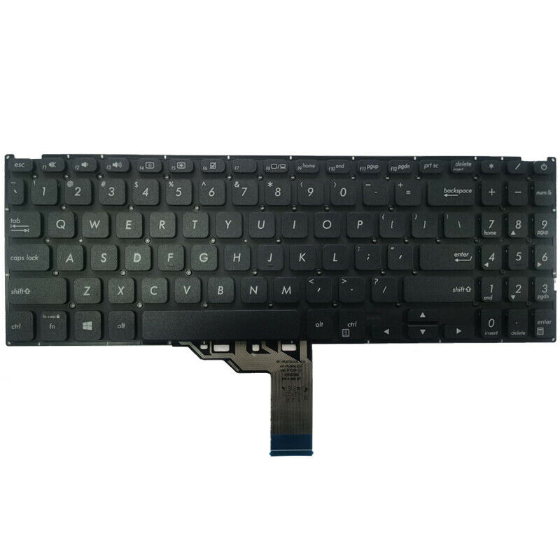 Tastatura Laptop, Asus, VivoBook 15 P1504D, P1504DA, P1504F, P1504FA, P1504J, P1504JA, P1504U, P1504UA, neagra, layout US