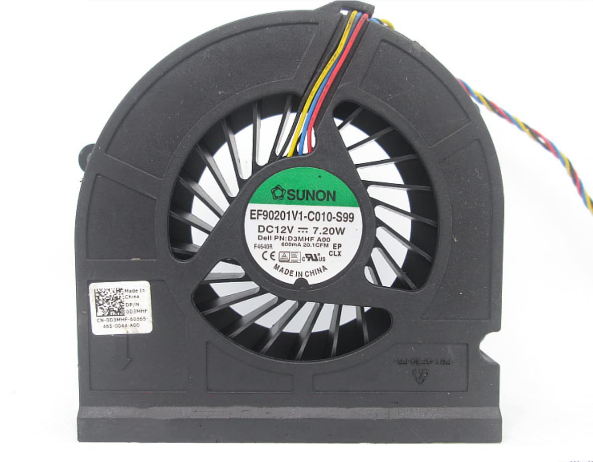 Cooler Desktop All in one (AIO), Dell, BAAA0920R2-P012, D3MHF, 0D3MHF, 12V, 0.60A, 7.2W