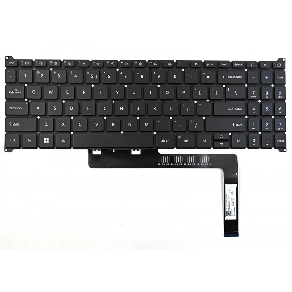 Tastatura Laptop, Acer, Aspire 5 A517-58M, iluminata, neagra, layout us