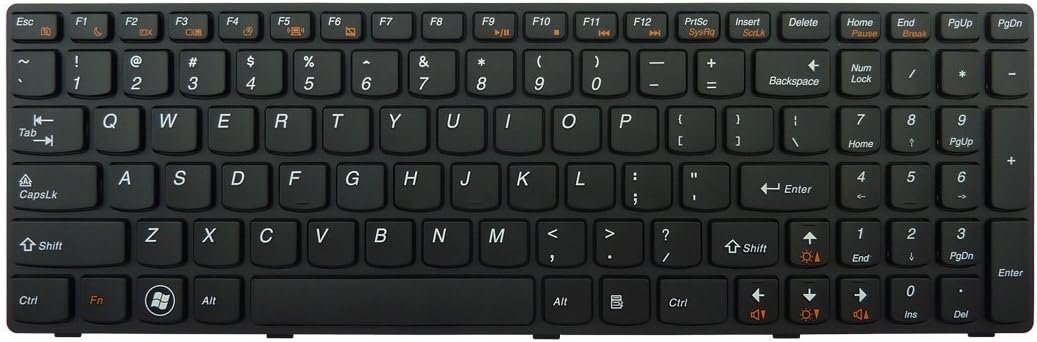 Tastatura Laptop, Lenovo, 25013385, 25013358, 25013328, 25209782, 25209752, 25204582, 25204612, 25204642, 25209722, rama neagra, layout US