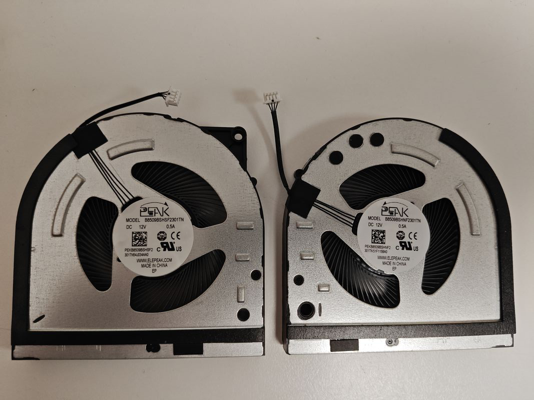 Set coolere Laptop, Lenovo, LOQ 15ARP9 Type 83JC, 5H40S21052, B8509BSHNF2301TN, B8509BSHSF2301TN, 12V, 0.5A