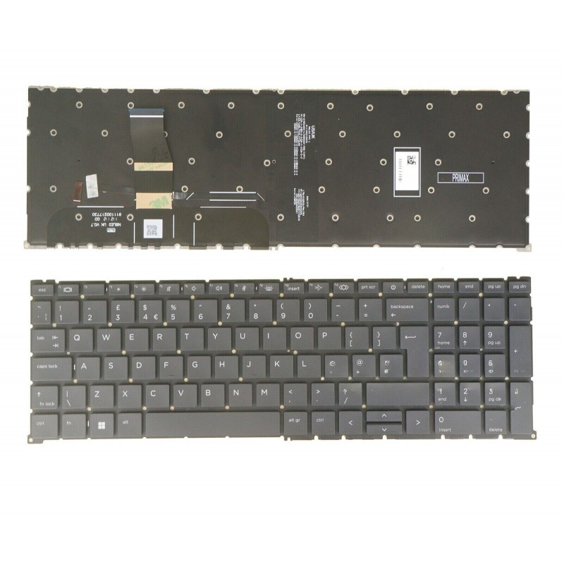 Tastatura Laptop, HP, ZBook Fury 16 G10, N19205-031, iluminata, layout UK
