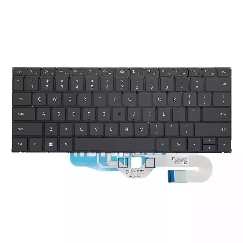 Tastatura Laptop, Huawei, MateBook X Pro 2022 MRG-W56, MRG-W76, MRGF-16, MRGF-X, iluminata, layout US
