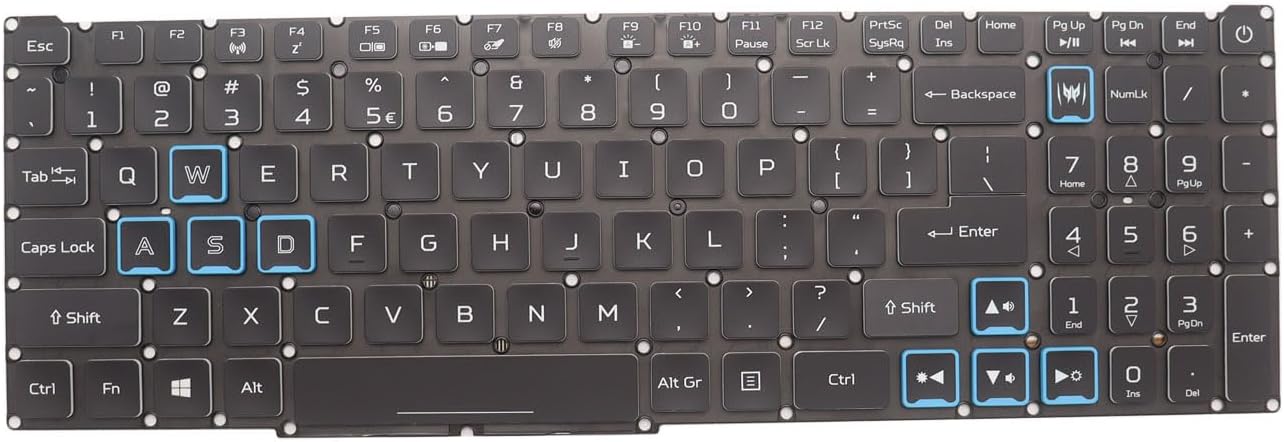 Tastatura Laptop, Acer, Nitro 5 AN515-54, AN515-43, AN517-51, AN715-51, RGB, US