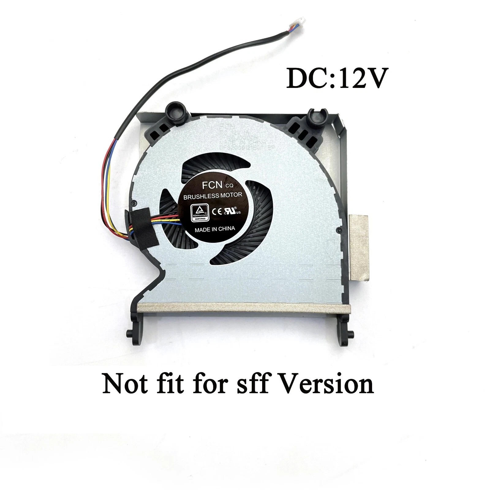 Cooler Desktop Mini PC All In One (AIO), HP, EliteDesk 800 G6, TPC-Q072, L90295-001, DFS2009121E0T-FM6J, 0FM6J0000H, 12V, 1A