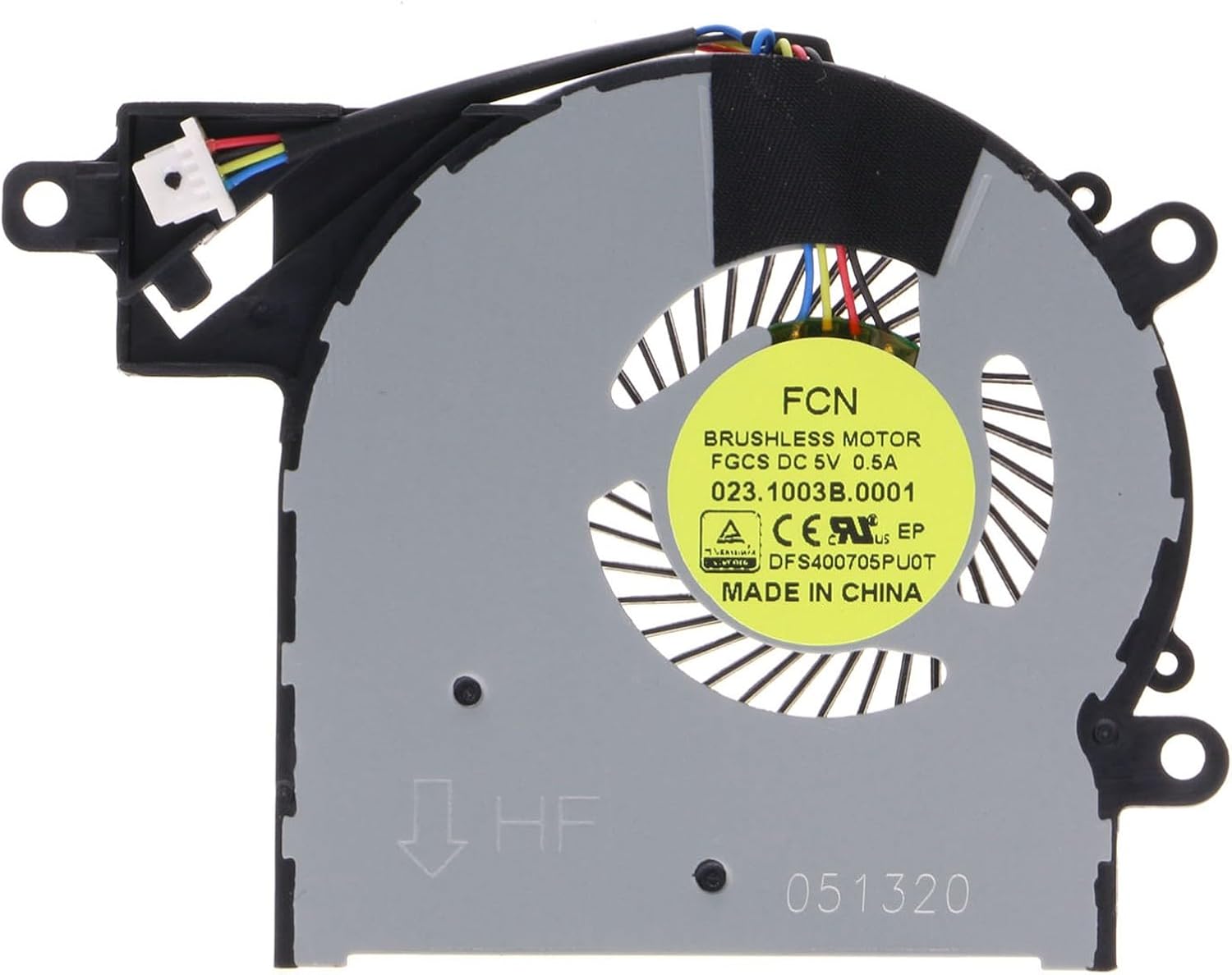 Cooler Laptop, HP, Pavilion X360 13-S, TPN-W113, 809825-001, 023.1003B.0001-FGCS, DFS400705PU0T, NS55C00-14J12, 5V, 0.50A