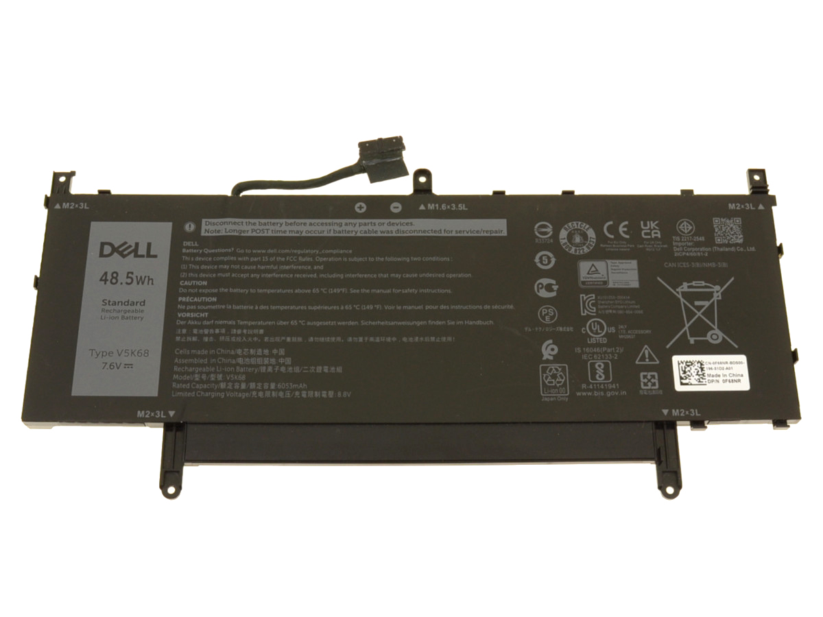 Baterie Laptop, Dell, Latitude 9510, 9520, 0V5K68, V5K68, 7.6V, 6053mAh, 48.5Wh