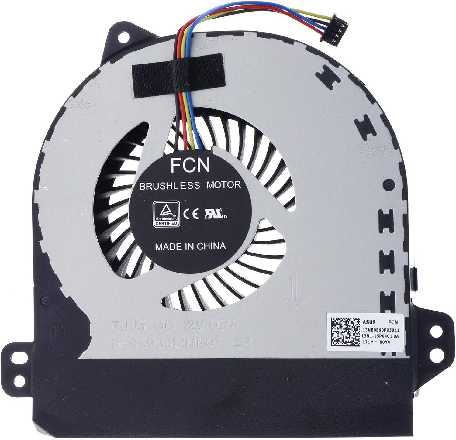 Cooler placa video Laptop, Asus, ROG G701V, G701VI, G701VIK, 13NB0E60P05011, 13N1-15P0401, DFS593512MN0T-FJJ5, 12V, 0.7A, GPU