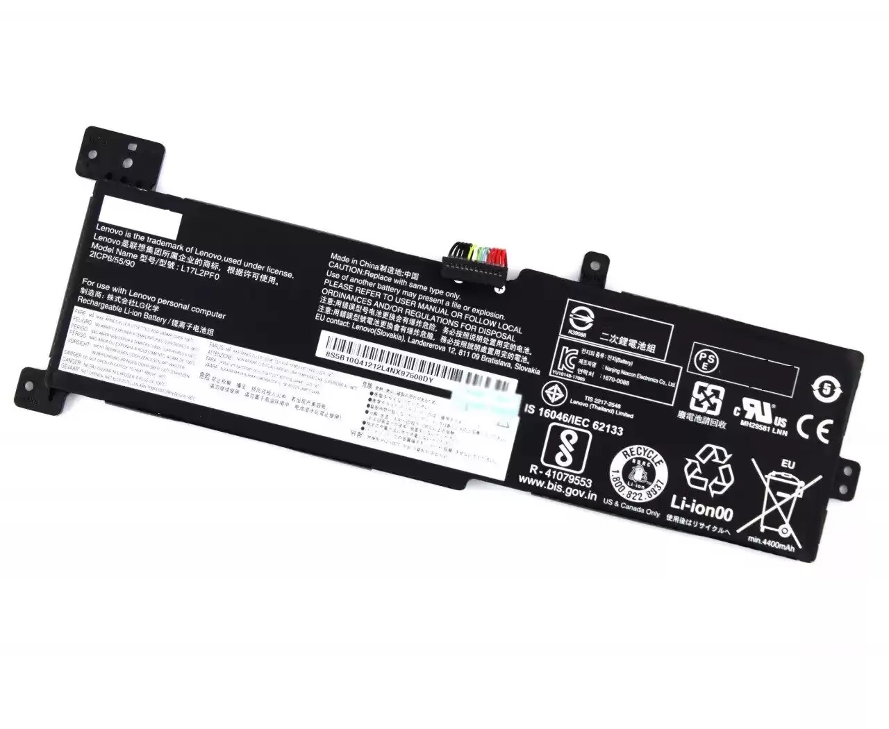 Baterie compatibila Laptop, Lenovo, 5B10Q41211, 5B10Q41212, 5B10W67272, 5B10W67386, 2ICP6/55/90, L17L2PF0, L17M2PF0, L17M2PF1, L17L2PF2, L17M2PF2, 7.6V, 3600mAh, 27Wh