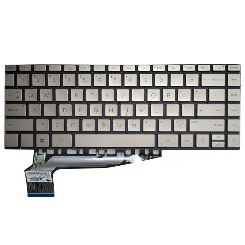 Tastatura Laptop, HP, Pavilion Plus 14-EH, TPN-W154, N10393-001, N10393-271, iluminata, argintie, layout US
