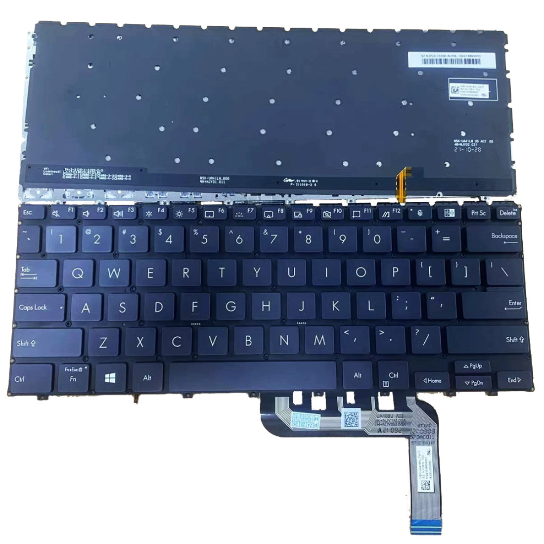 Tastatura Laptop, Asus, ExpertBook B3 Flip B3402F, B3402FEA, B3402FBA, B3402FVA, iluminata, neagra, layout US