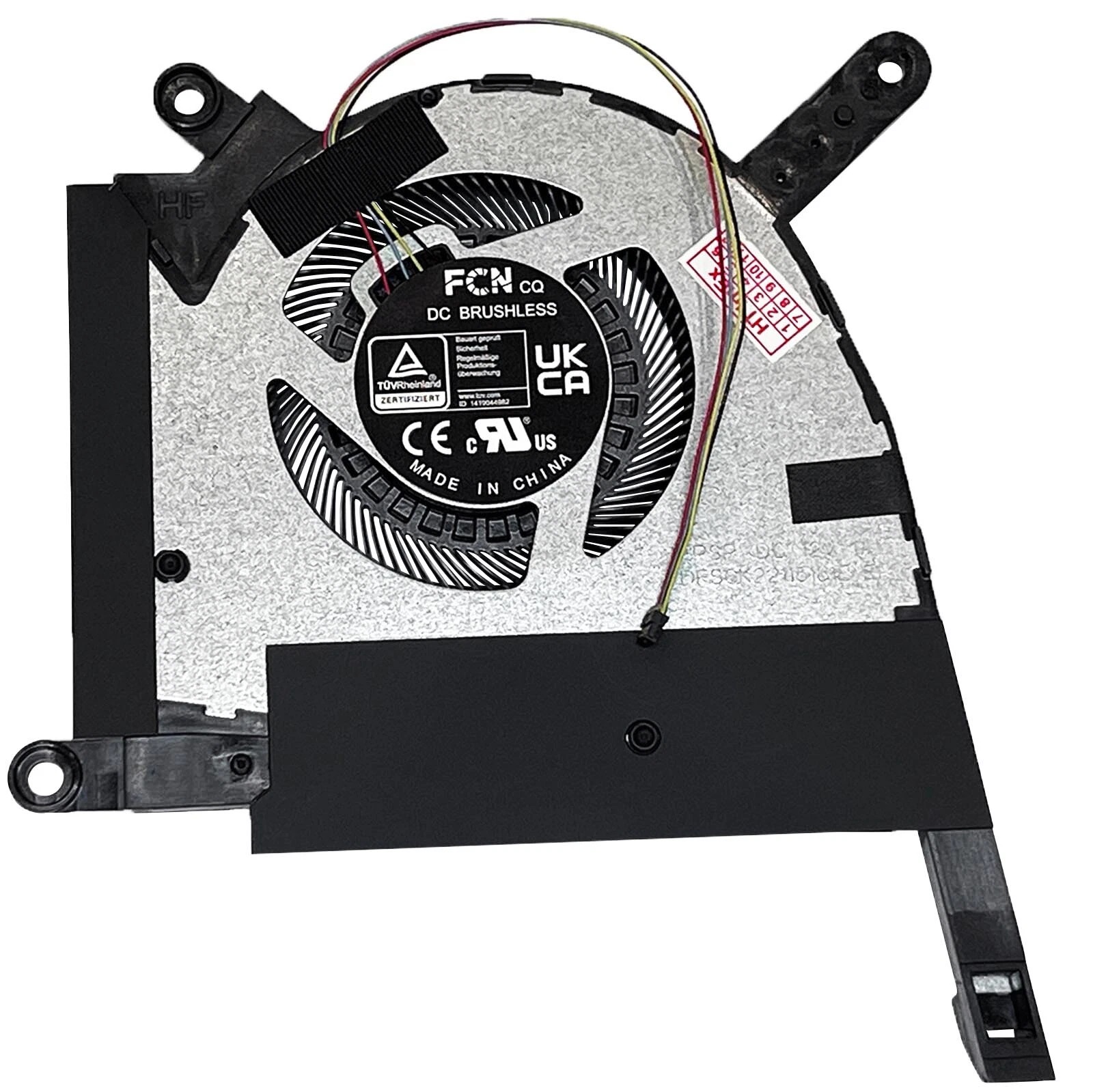 Cooler placa video Laptop, Asus, Tuf Gaming F15 FX577ZE, PX507ZC4, TUF507RE, DFS5L32G16486J FPSN, DQ5D581F002, 13NR08Y0T01011, 5V, 0.5A, 2.25W, GPU